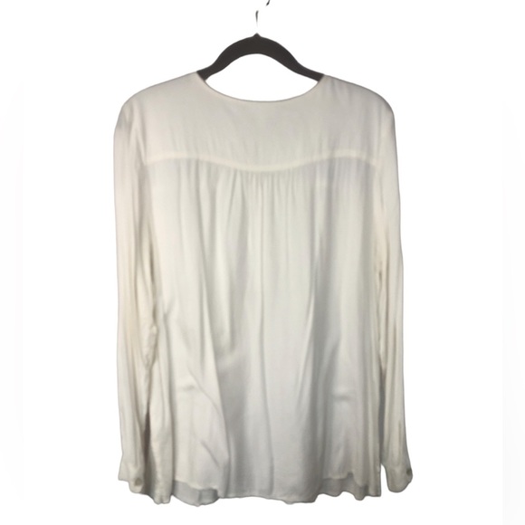 J. Jill Women’s Tunic Top Embroidered Peasant Cuffed Sleeve - Picture 2 of 10